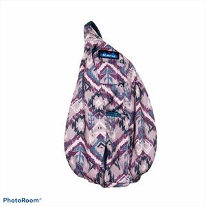 Kavu purple southwestern mini rope sling bag